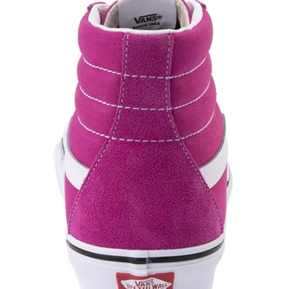 Vans Sk8-Hi Skate Shoe - Fuchsia Red - Picture 4 of 9